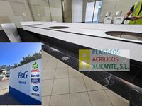 encimera panel fenolico blanco lavabo